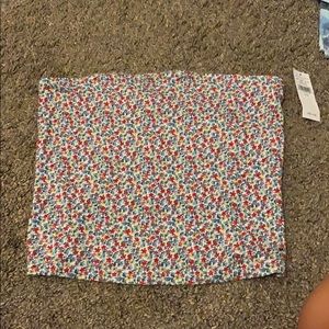 floral crop top
